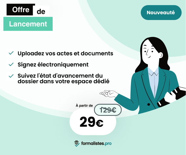 Offre de lancement - Accélérez vos formalités avec notre Intelligence Artificielle - Formalistes.pro